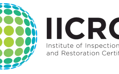 IICRC logo representing the Institute of Inspection, Cleaning and Restoration Certification, emphasizing professional standards in carpet and upholstery cleaning.